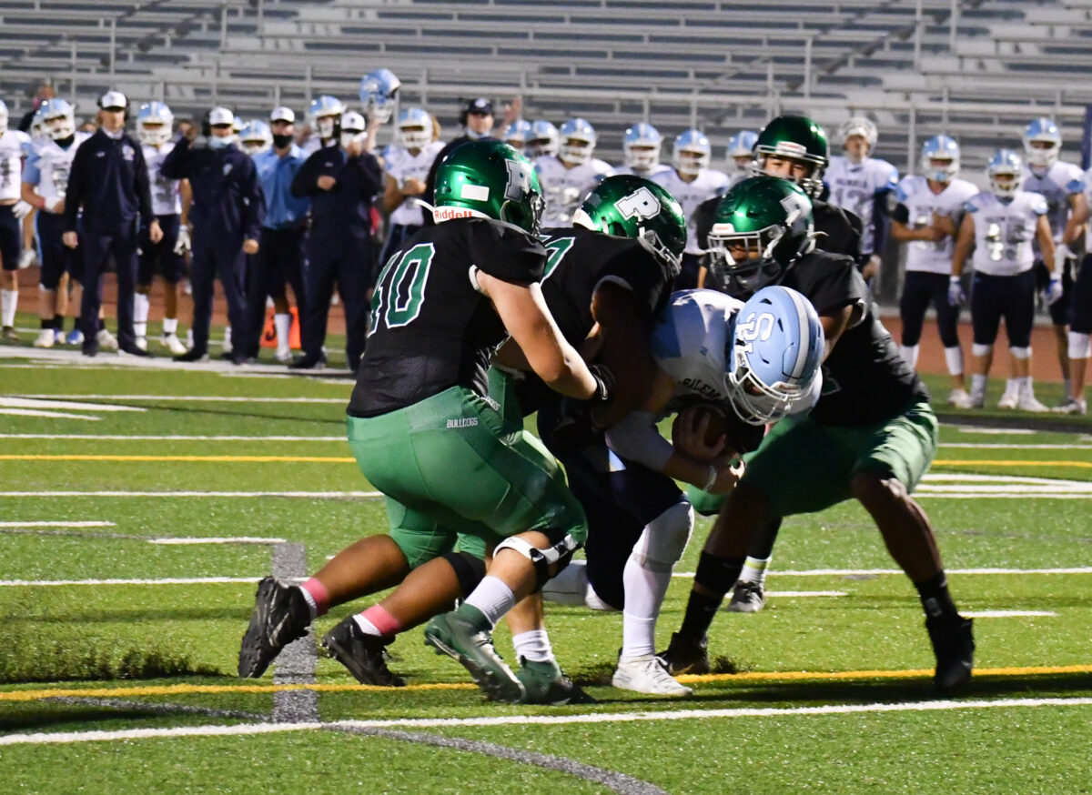 Defensive plays are key as Salem Hills football holds on for win at